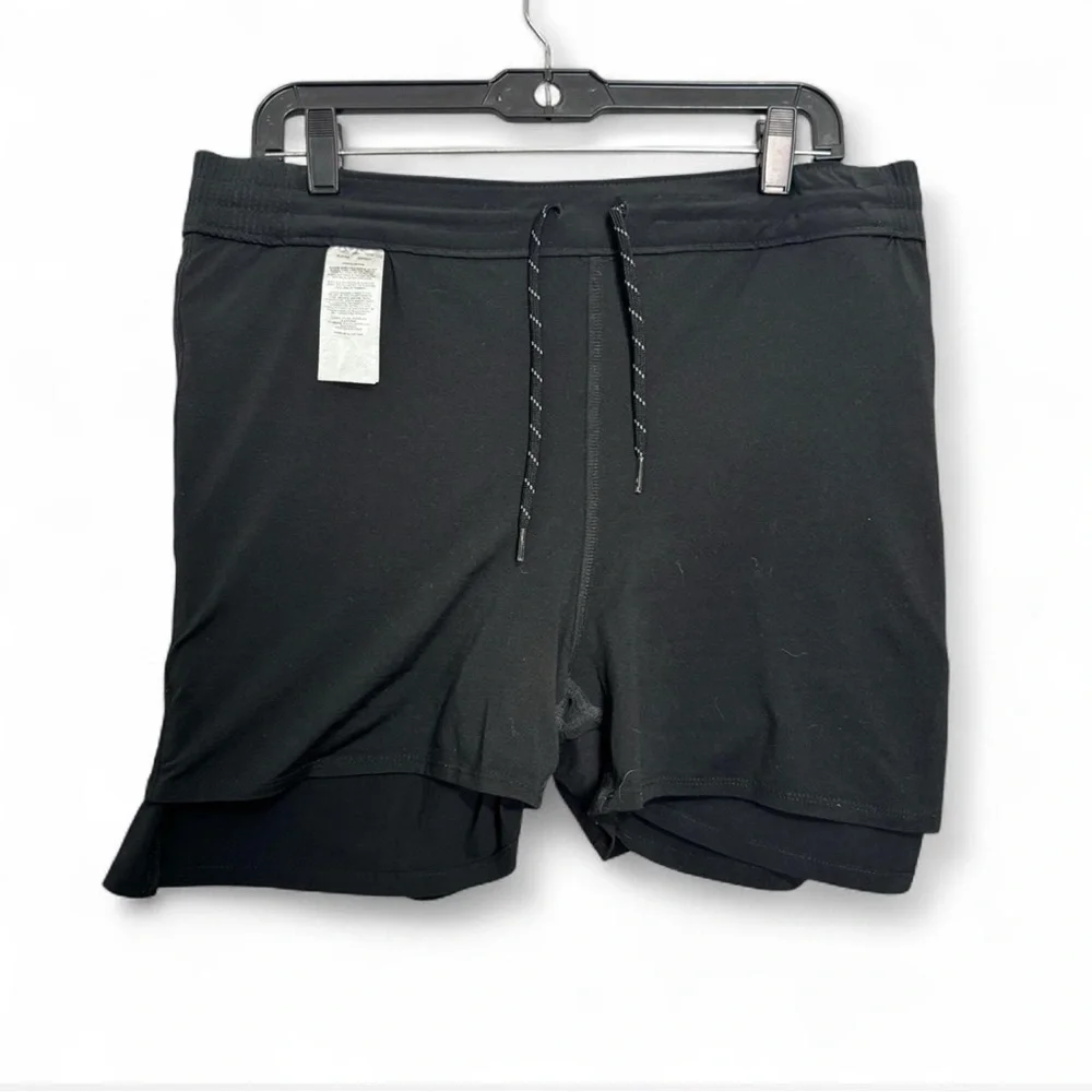 Columbia PFG Black Lined Skirt‎ Sz L Hiking Golf Tennis Active Athleisure